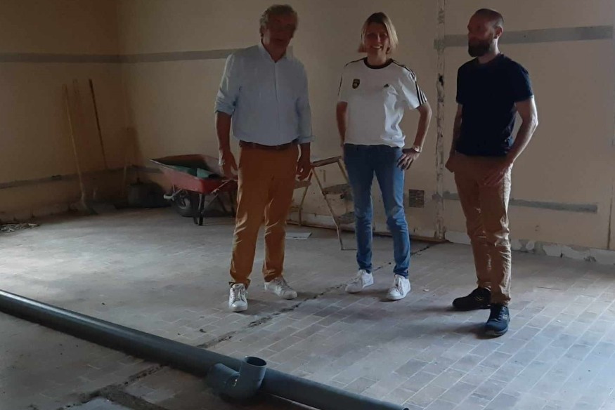 Les travaux sont lancés à la salle de tennis Yves Potet