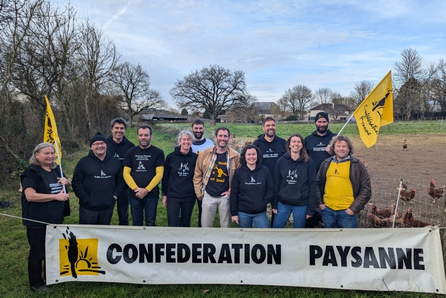 La Confédération paysanne présente ses candidats pour la Chambre d’agriculture