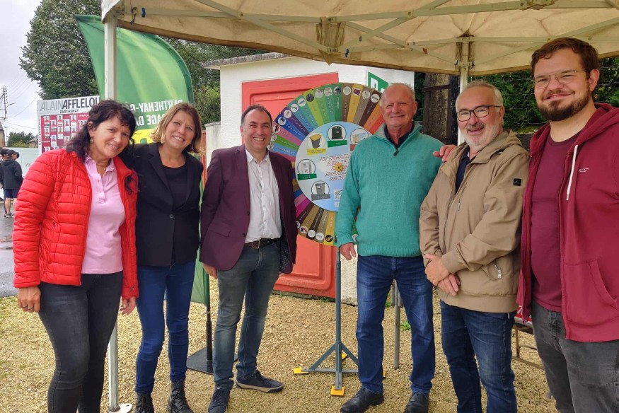 Le SAP, la ville de Parthenay et la CCPG, main dans la main pour sensibiliser au tri des déchets
