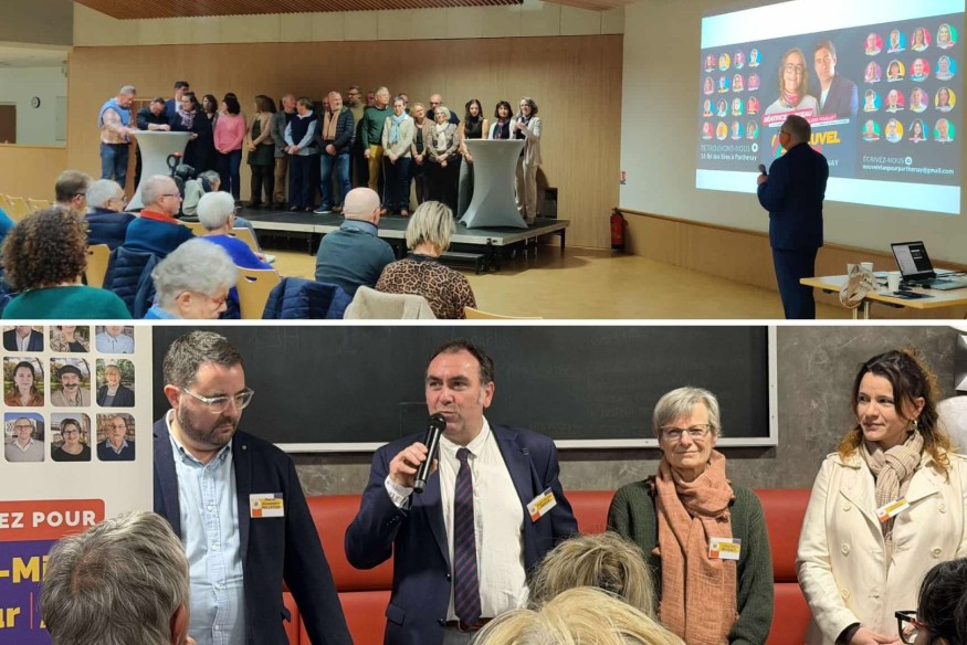 Municipales 2026 : opposition de style entre Jean-Michel Prieur et Béatrice Largeau